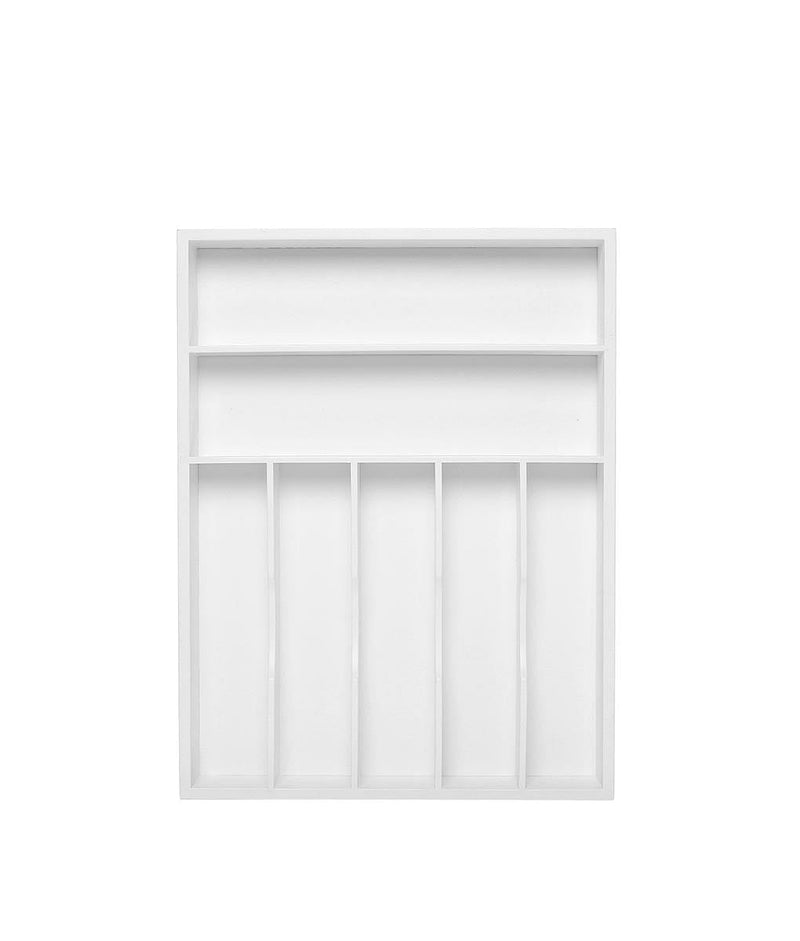 White Silverware Tray-1