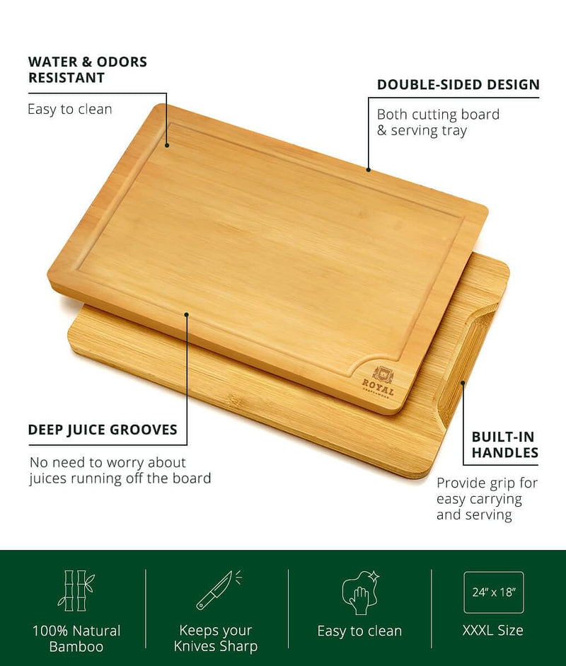 Extra Large Cutting Board 24×18"-2