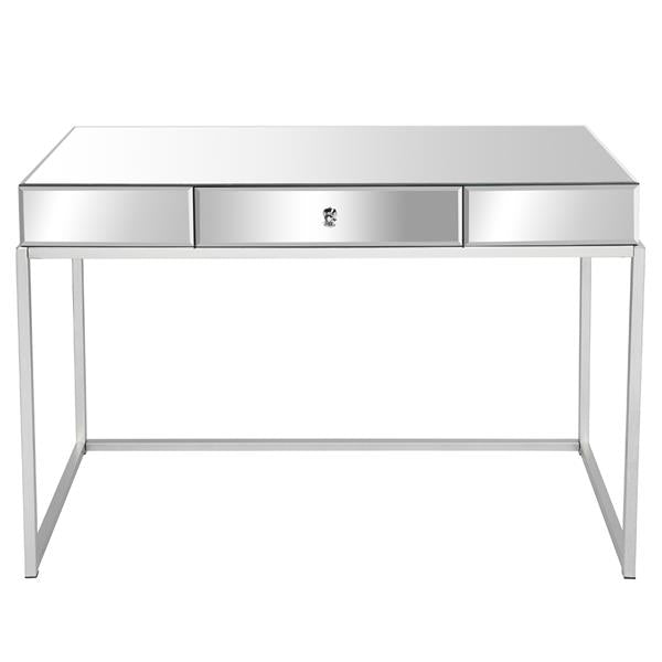 One Drawer Modern Mirrored Glass