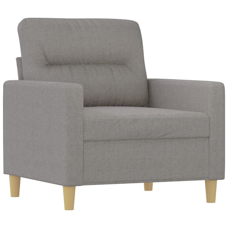 vidaXL 3 Piece Sofa Set with Throw Pillows&Cushions Dark Gray Fabric-12