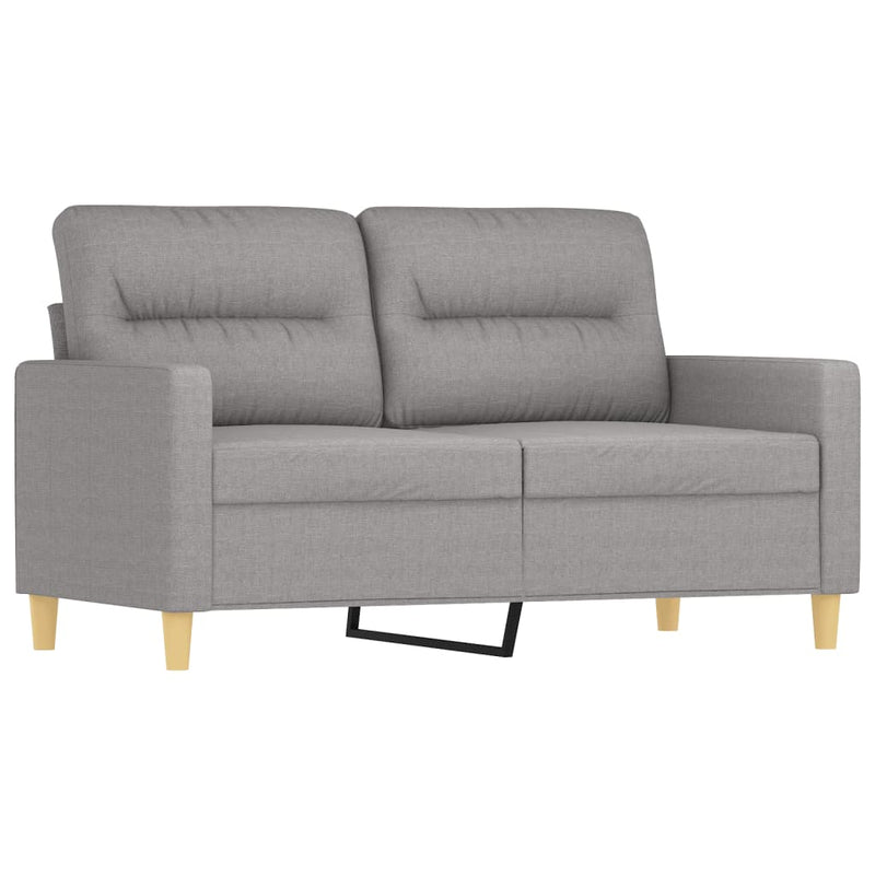 vidaXL 3 Piece Sofa Set with Throw Pillows&Cushions Dark Gray Fabric-13