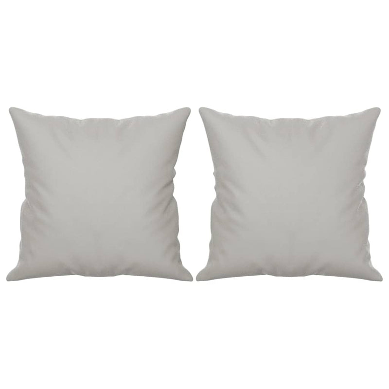 vidaXL 3 Piece Sofa Set with Pillows Dark Gray Microfiber Fabric-15